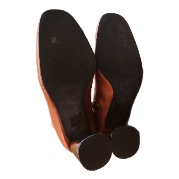 Antropologie Women's Orange Ankle Sock Boots - Picture 7 of 7